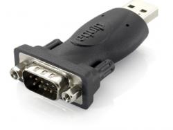 Equip Adaptador USB A 2.0 a Serie DB9 RS-232 - Compatible con WIN XP, 7, 8, 10 LINUX MAC OS