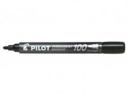 Pilot Rotulador Permanente 100 - Punta Fina de Bala 4,5mm - Trazo 1mm - Color Negro