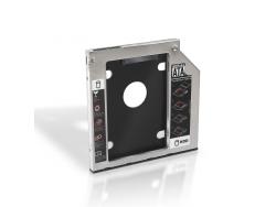 Aisens Adaptador Disco Duro de 7.0 mm para Unidad Optica Portatil de 9.5 mm - Instalar un Segundo Disco Duro 2.5