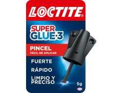 Loctite Super Glue-3 Pincel 5gr - Adhesivo Universal Triple Resistencia - Fuerza y Uso Instantaneo - 2640969/2046283/2640782/2641844