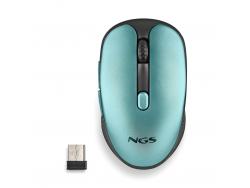 NGS Evo Rust Ice Raton Inalambrico USB 1600dpi - 5 Botones - Recargable - Uso Diestro