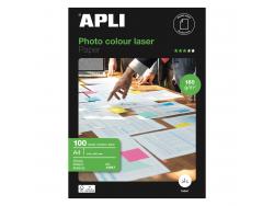 Apli Papel Fotografico Colour Laser A4 160g 100 Hojas