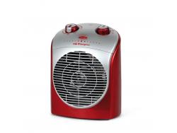 Orbegozo FH 5026 Calefactor Confort Rojo - Potencia de 2200W - Proteccion contra Sobrecalentamiento - Funcion de Oscilacion de 90° - Control Ajustable de Temperatura - Seguridad Antivuelco