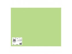 Dohe Pack de 25 Cartulinas de 180 G/M2 - Tamaño 50x65cm - PH Neutro - Libres de Cloro Elemental - Colorantes Biodegradables - Color Verde Mondego