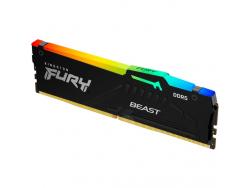 Kingston Fury Beast RGB Memoria RAM DDR5 6000MT/s 32GB 1.4V CL30 DIMM