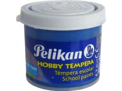 Pelikan Tempera Escolar Frasco 40ml - Facil de Lavar - Ideal para Actividades Escolares - Color Azul