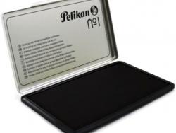 Pelikan Tampon Pelikan N.1 9x16cm - Ideal para Sellos de Oficina - Tamaño Compacto - Tinta de Alta Calidad - Color Negro
