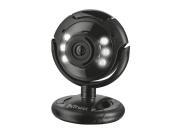 Trust Spotlight Webcam Pro 1280X1024 1.3 Mpx Usb 2.0 - Microfono Integrado - Luces Led Regulables - Cable De 1.70M - Color Negro