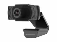 Conceptronic Webcam Full Hd 1080P Usb 2.0 - Microfono Integrado - Enfoque Fijo - Angulo De Vision 90º - Cable De 1.50M - Color Negro