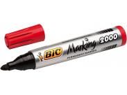 Bic Marking 2000 Ecolutions Rotulador Permanente - Tinta Con Base De Alcohol - Ecologico - Secado Rapido - Color Rojo