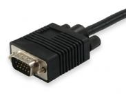 Equip Cable Vga Alargador Macho/Hembra - Longitud 10M - Color Negro