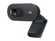 Logitech C505 Webcam Hd 720P Usb - Microfono De Gran Alcance - Campo Visual Diagonal De 60° - Enfoque Fijo - Cable De 2M - Color Negro