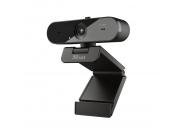 Trust Tw250 Webcam Qhd 2K Usb 2.0 - Microfono Incorporado - Enfoque Automatico - Angulo De Vision 80º - Tapa De Privacidad - Color Negro