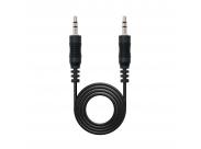 Nanocable Cable Audio Estereo Jack 3.5Mm Macho A Jack 3.5Mm Macho 20M - Color Negro