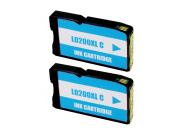 Lexmark 200Xl Cyan Pack 2 Cartuchos De Tinta Genericos - Reemplaza 14L0198