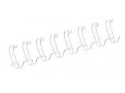 Fellowes Wire Pack De 100 Espirales Dobles Metalicas 10Mm - Hasta 80 Paginas - Color Blanco