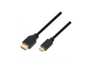 Aisens Cable Hdmi A Mini Hdmi Alta Velocidad / Hec - A Macho-C/Macho - 3.0M - Compatibilidad 3D Y Ethernet - Color Negro