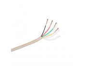 Aisens Cable De Telefono 4C - 100M - Color Beige