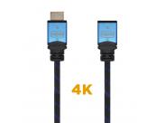 Aisens Cable Hdmi V2.0 Prolongador Premium Alta Velocidad / Hec 4K@60Hz 18Gbps - A/M-A/H - 2.0M - Color Negro