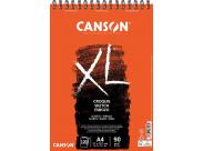 Canson Xl Bloc De Croquis Con 120 Hojas A4 - Espiral Microperforado - 21X29.7Cm - 90G - Color Marfil