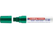 Edding 4090 Rotulador De Tiza Liquida - Punta Biselada - Trazo Entre 4 Y 15Mm - Olor Neutro - Color Verde