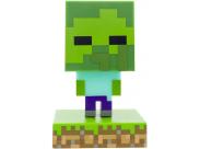 Paladone Minecraft Icon Lampara Minecraft Zombie - Plastico Bdp - Alimentacion Con Pilas - Tamaño 11Cm De Altura