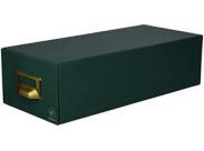 Mariola Fichero Carton Forrado En Geltex Nº2 Para 1000 Fichas - Medidas 155X100X350Mm - Resistente Y Duradero - Color Verde