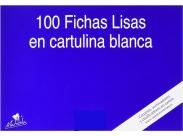 Mariola Pack De 100 Fichas Lisas Nº1 Para Fichero - Medidas 95X65Mm - Color Blanco