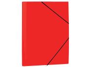 Mariola Carpeta De Polipropileno Con Solapas 450 Micras - Formato Folio - Medidas 34X25Cm - Cierre Con Goma Elastica - Color Rojo