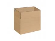 Dohe Caja De Embalaje De 4 Solapas - 3Mm De Canal - Fabricadas En Carton Marron - Resistente Y Duradero