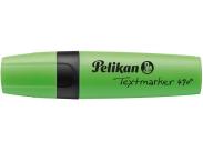 Pelikan Subrayador Textmarker 490 - Base De Agua - 3 Anchos De Trazo - Color Verde Fluorescente