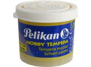 Pelikan Tempera Escolar Frasco 40Ml - Facil De Lavar - Ideal Para Actividades Escolares - Color Amarillo