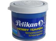 Pelikan Tempera Escolar Frasco 40Ml - Facil De Lavar - Ideal Para Actividades Escolares - Color Azul