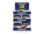 Manley Expositor De 40 Packs Surtidos De Ceras Blandas - Trazo Suave - Gran Variedad De Tecnicas Y Aplicaciones - Fabricacion Artesanal - Colores Surtidos